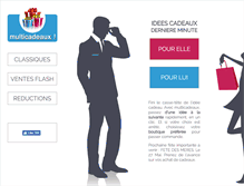 Tablet Screenshot of multicadeaux.com
